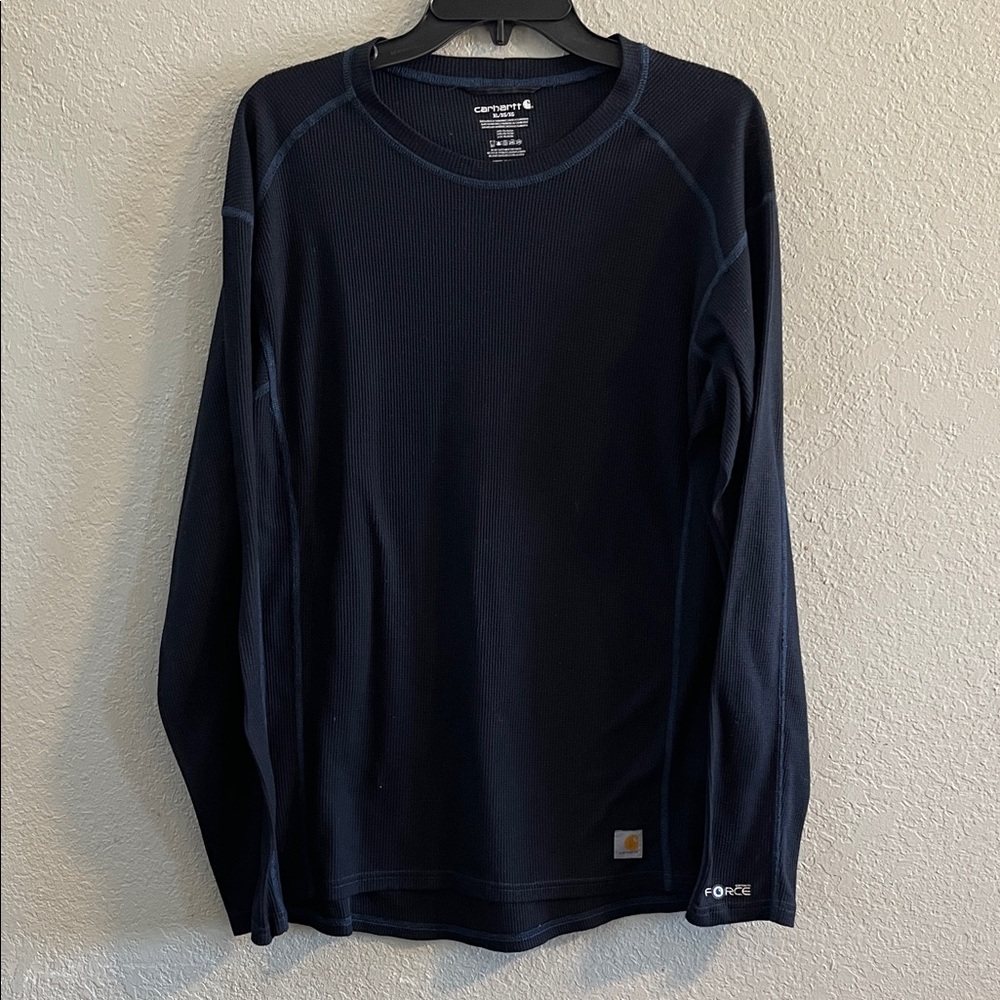 Carhartt Men's Dark Blue Long Sleeve Tee